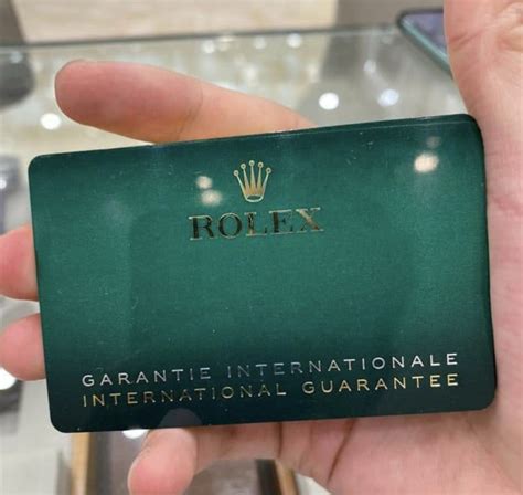 garanzia rolex card|dove acquistate una rolex.